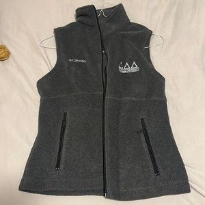 Columbia vest with Texas A&M tridelt logo